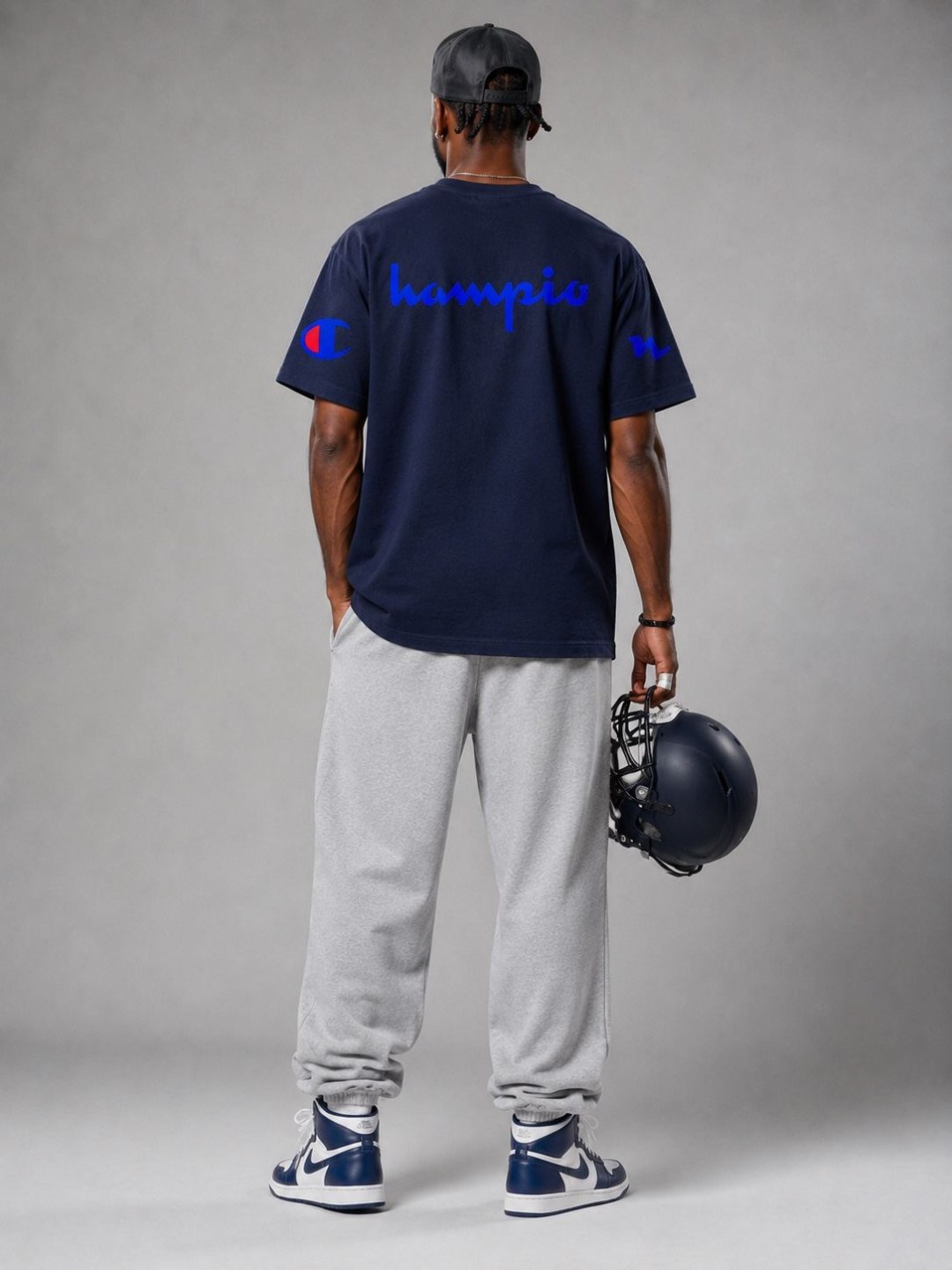 Camiseta Champion Heritage - Marinho — foto 2