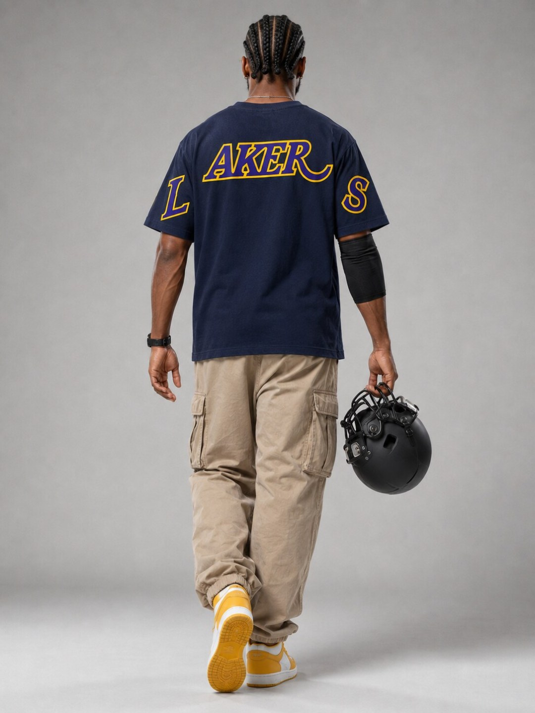 Camiseta Lakers Court Legacy - Marinho — foto 2