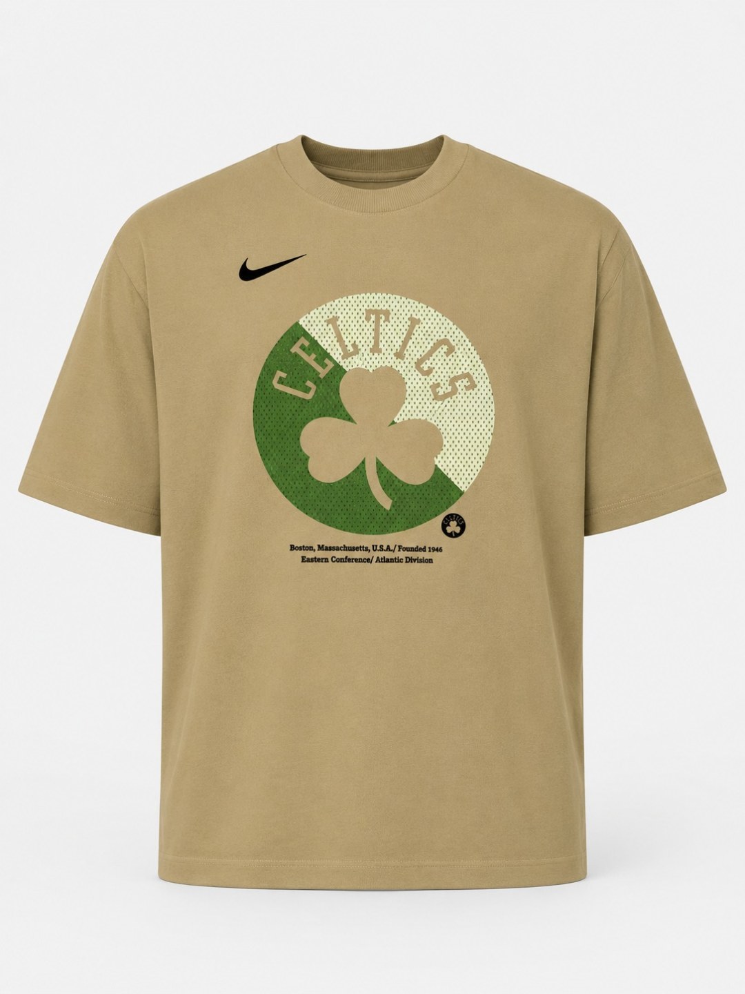 Camiseta Nike Celtics Court - Bege