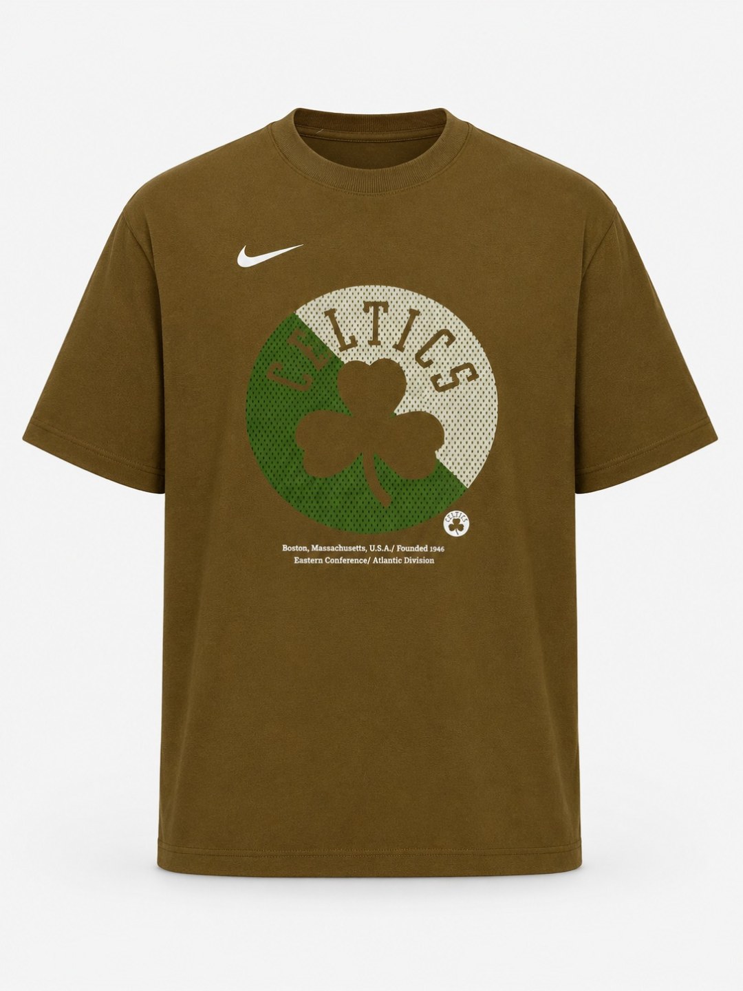 Camiseta Nike Celtics Court - Caramelo