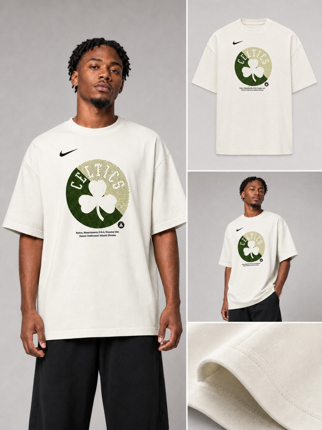 Camiseta Nike Celtics Court - Off — foto 3