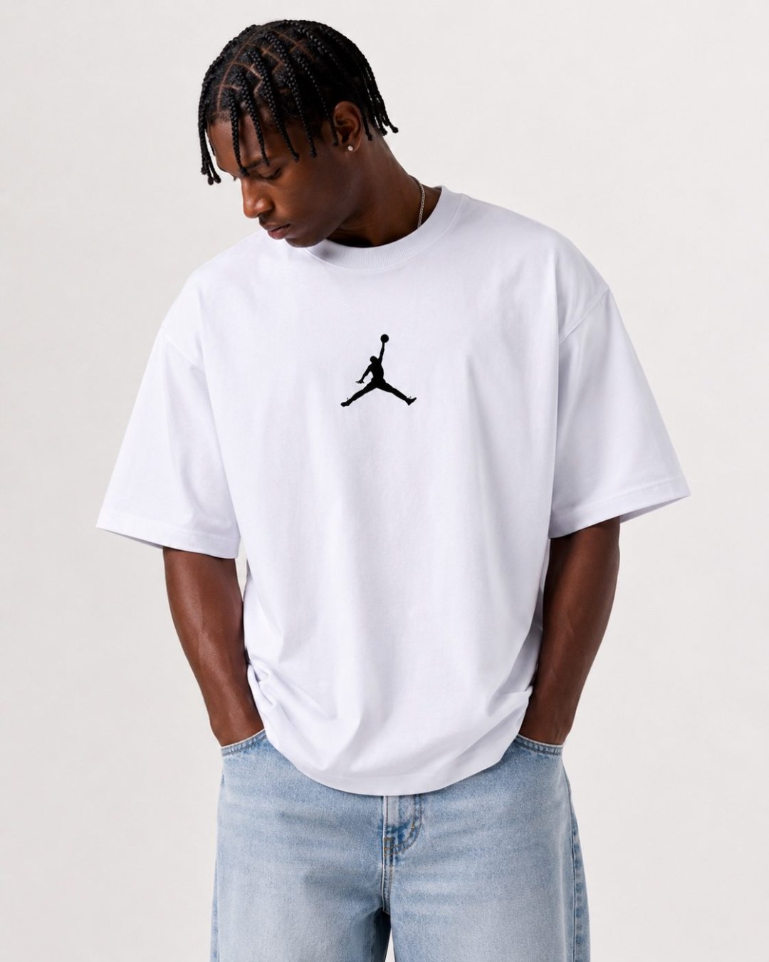 Camiseta oversized Jordan alvo branca  — foto 4