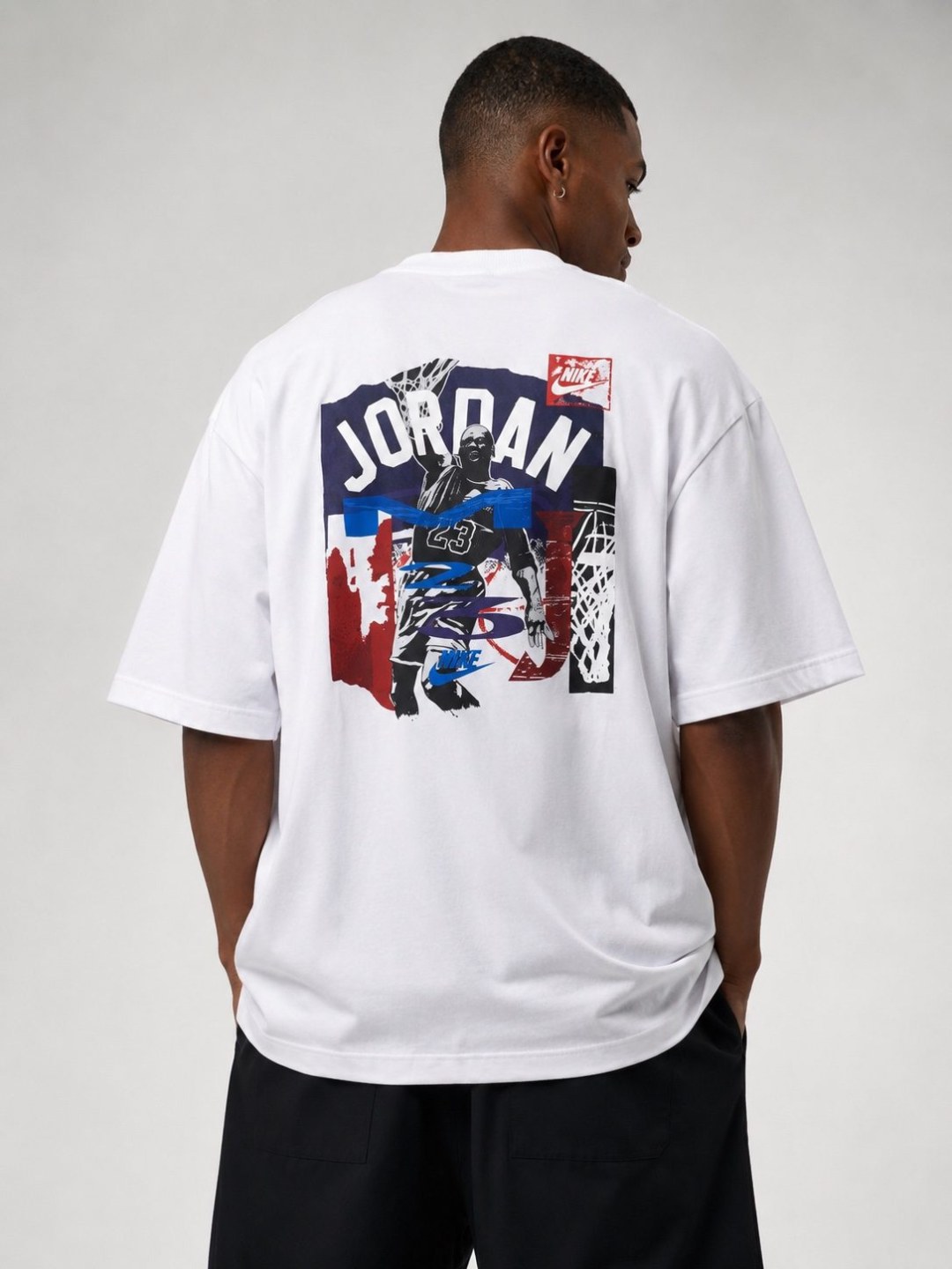 Camiseta Oversized Jordan Court Legacy Branca  — foto 2