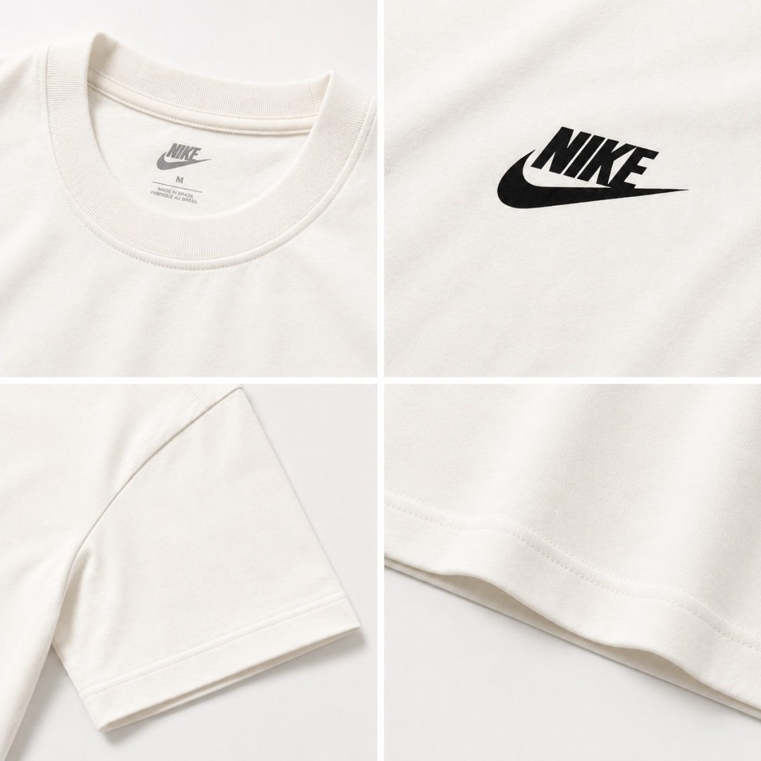 Camiseta Oversized Jordan Court Legacy Off white  — foto 5