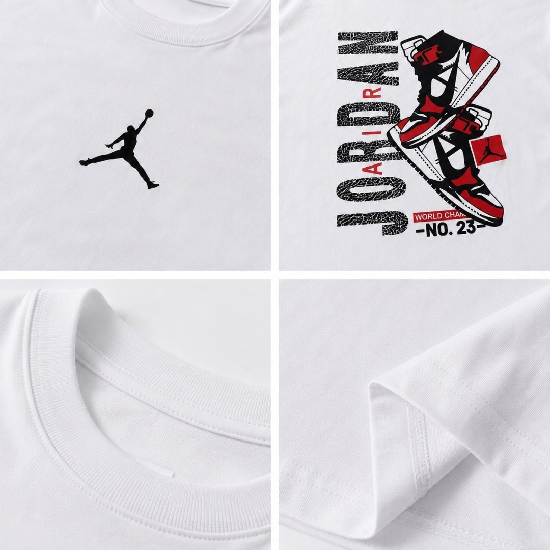 Camiseta Oversized Jordan Legacy 23 branca  — foto 5