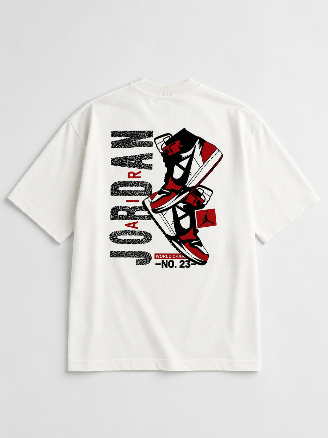 Camiseta Oversized Jordan Legacy 23 Off white 