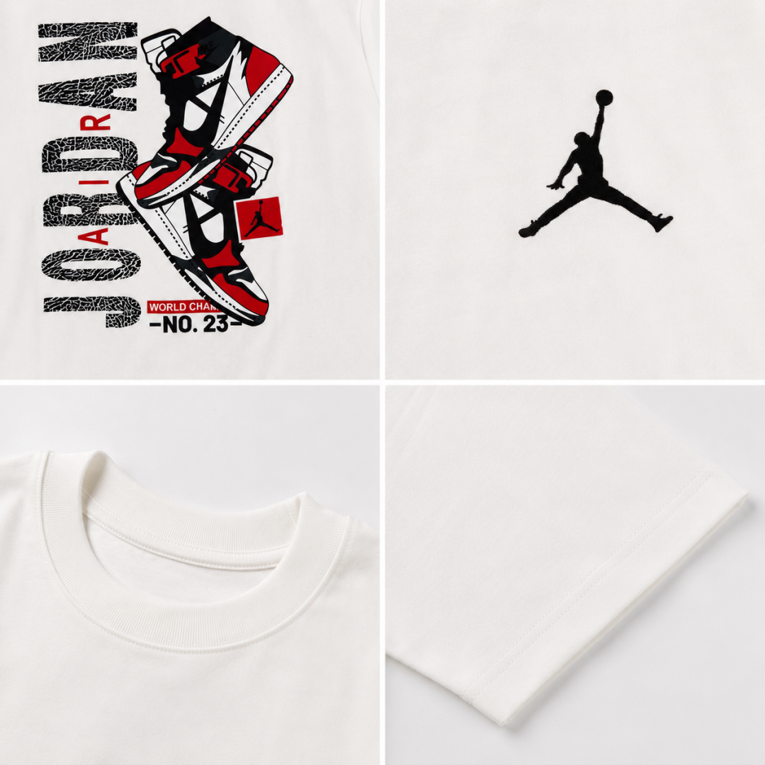 Camiseta Oversized Jordan Legacy 23 Off white  — foto 5