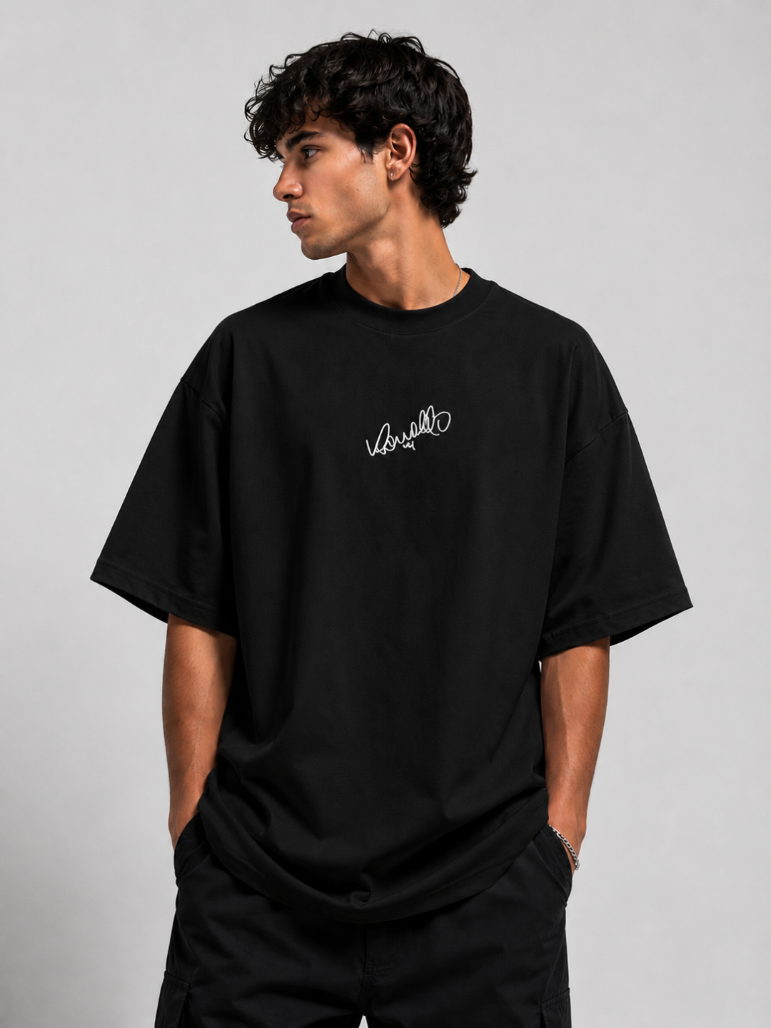 Camiseta Oversized Mercurial Legacy Preta  — foto 3