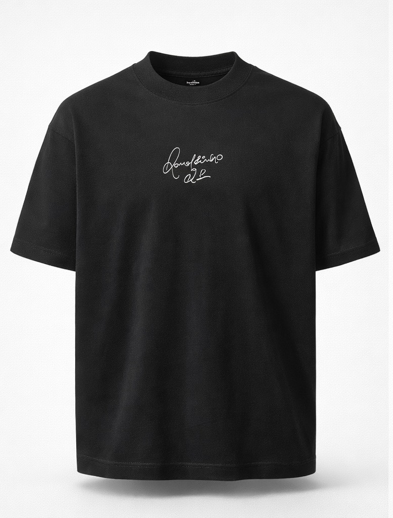 Camiseta oversized Ronaldinho preta  — foto 2
