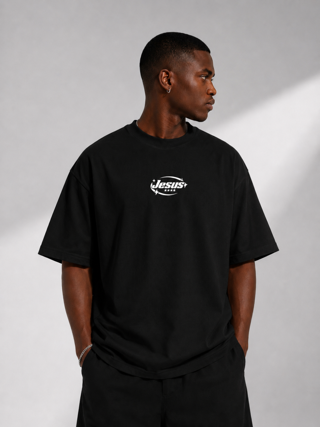 Camiseta Oversized The Way Preta — foto 3