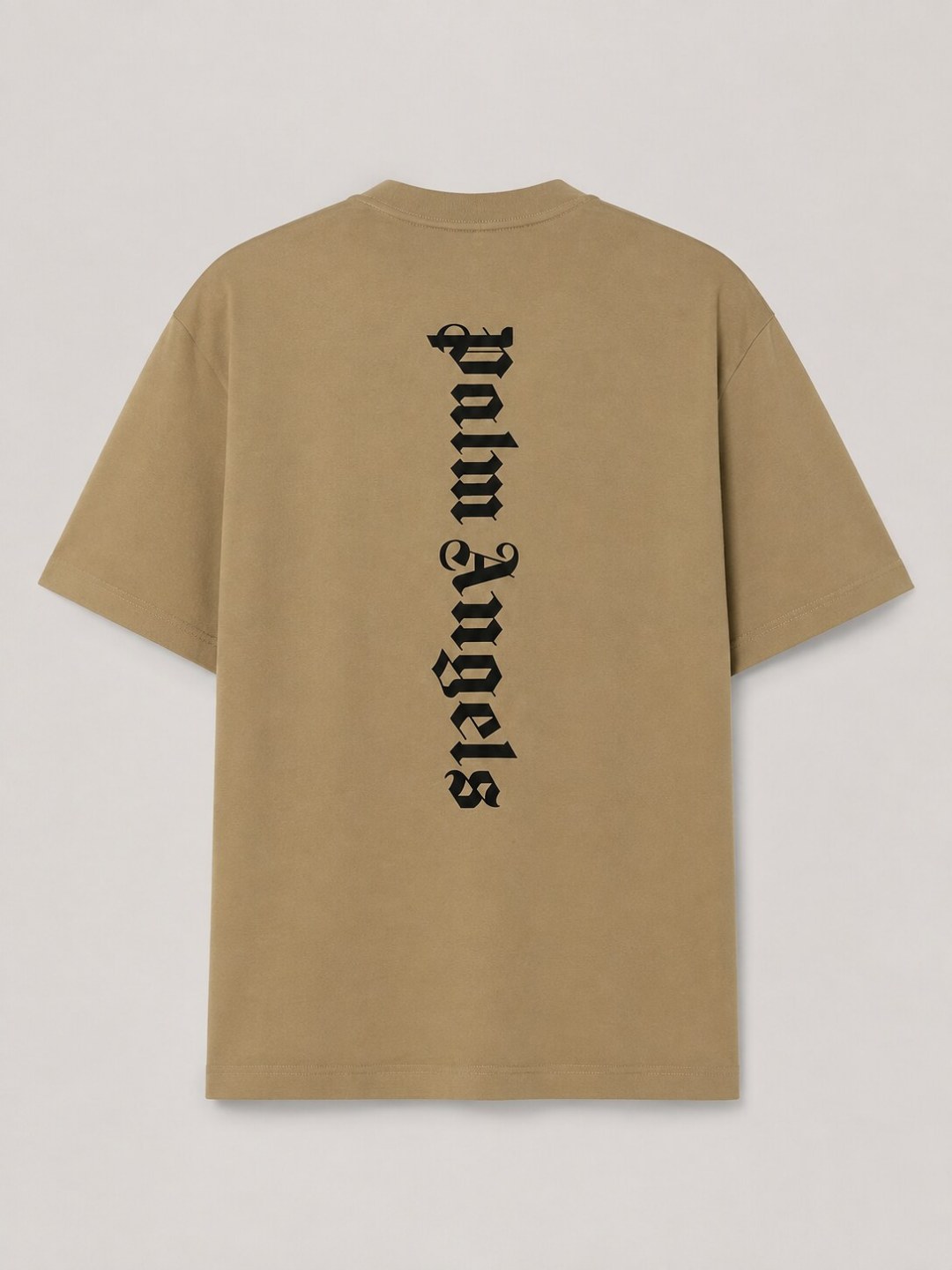 Camiseta Palm Angels Vertical Legacy - Bege — foto 2