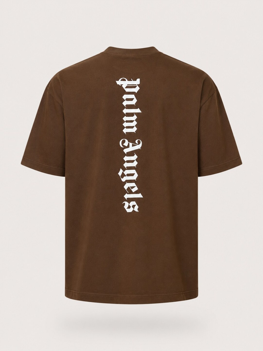 Camiseta Palm Angels Vertical Legacy - Marrom — foto 2