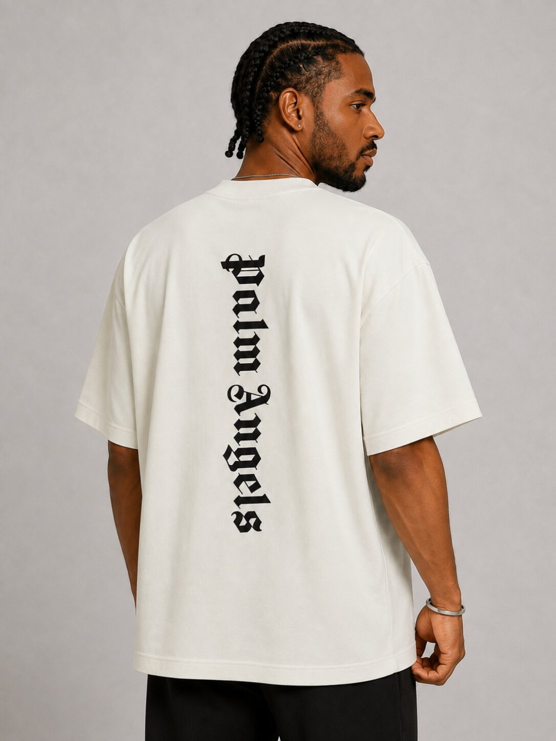 Camiseta Palm Angels Vertical Legacy - Off White