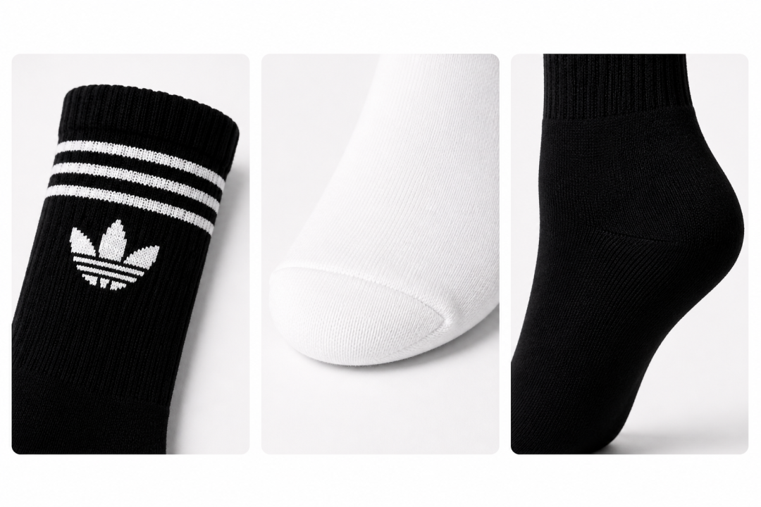 Kit 3 pares de meias Adidas  — foto 4